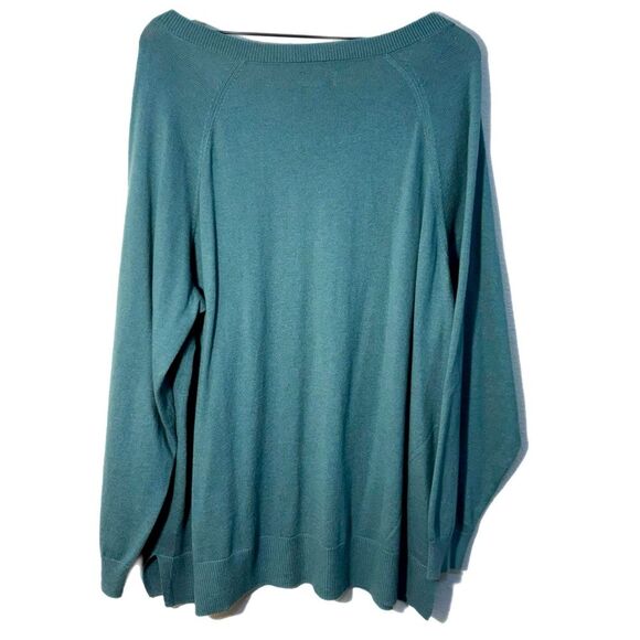 Lucky Brand Knit Sweater Women’s XXL Green. - Picture 4 of 12